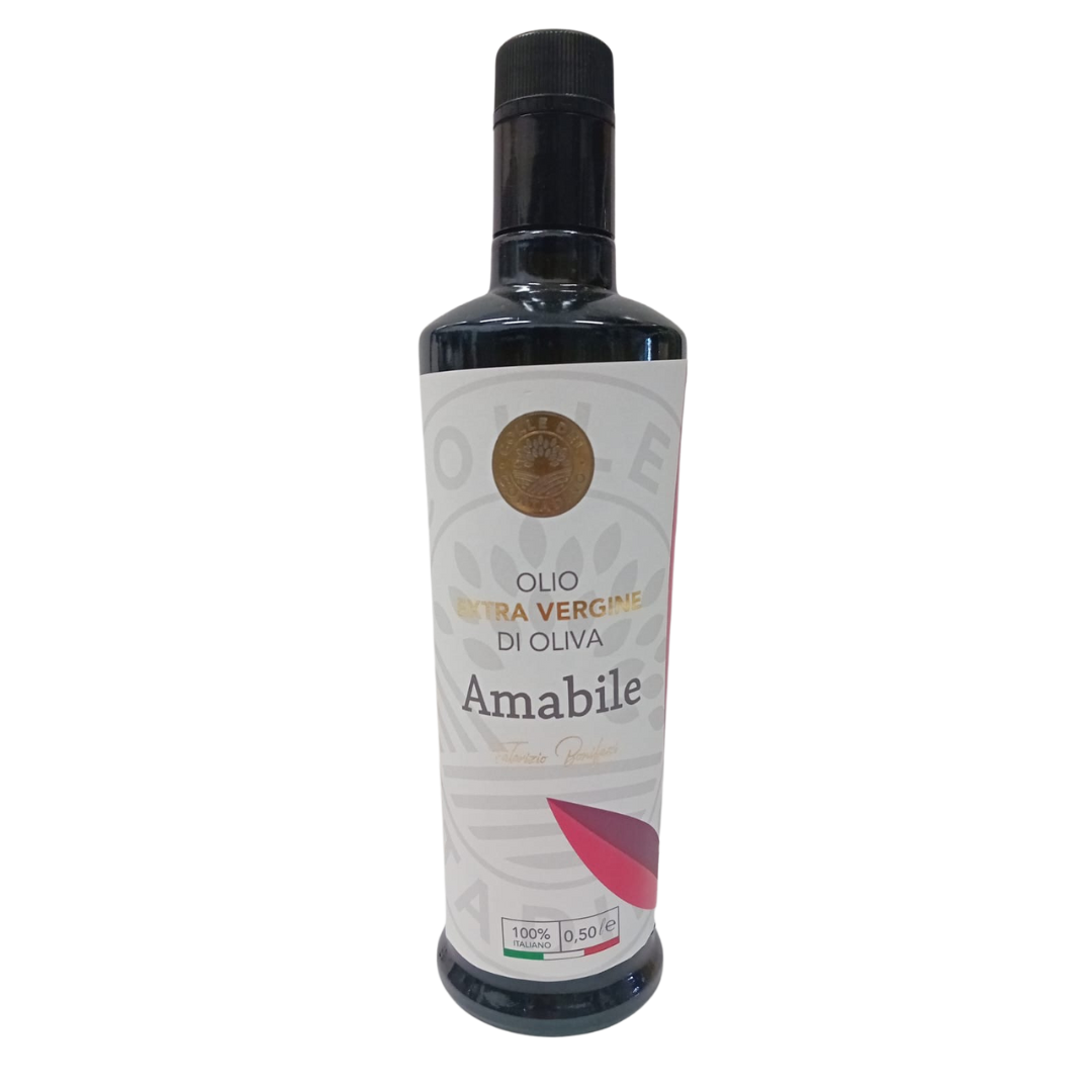 Olio extravergine di oliva Amabile Bottiglia da 0,50 L