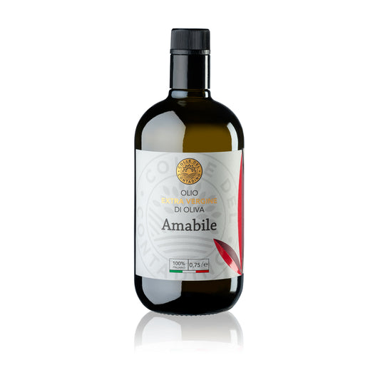 Olio extravergine di oliva Amabile  Bottiglia da 0,75 L