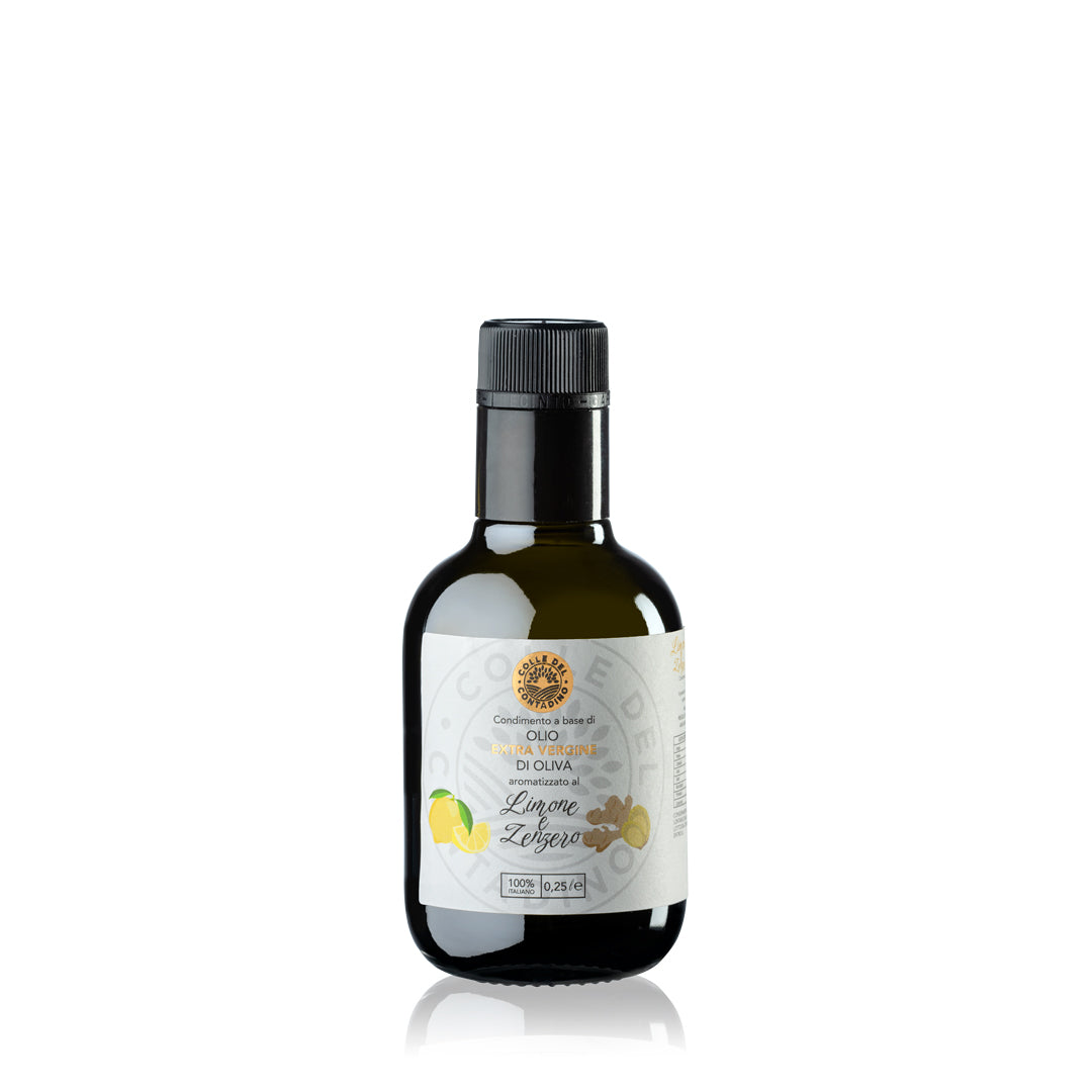 Olio Aromatizzato Naturale al Limone e Zenzero