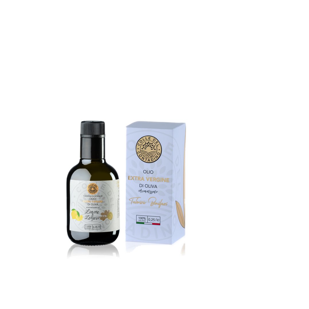 Olio Aromatizzato Naturale al Limone e Zenzero