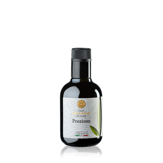 Olio extravergine di oliva Prezioso Bottiglia da 0,25 L