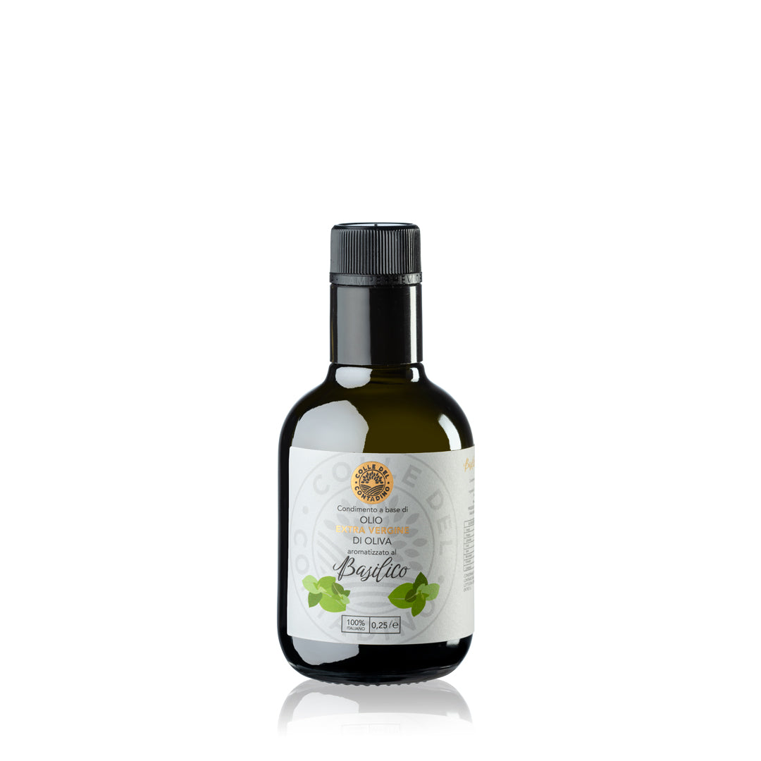 Olio Aromatizzato Naturale al Basilico 0,25 L