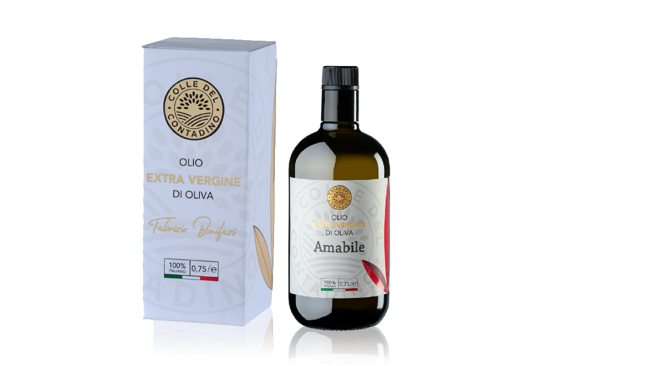 Olio extravergine di oliva Amabile Bottiglia da 0,75 L