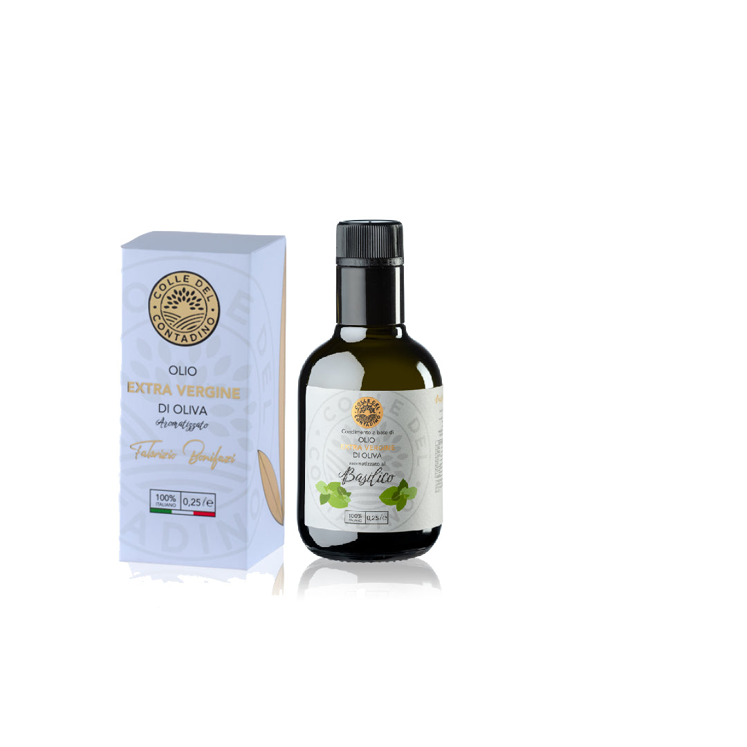 Olio Aromatizzato Naturale al Basilico 0,25 L