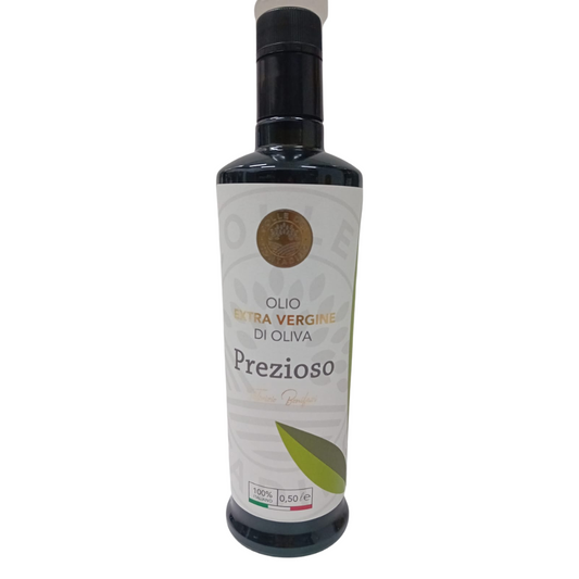 Olio extravergine di oliva Prezioso  Bottiglia da 0,50 L