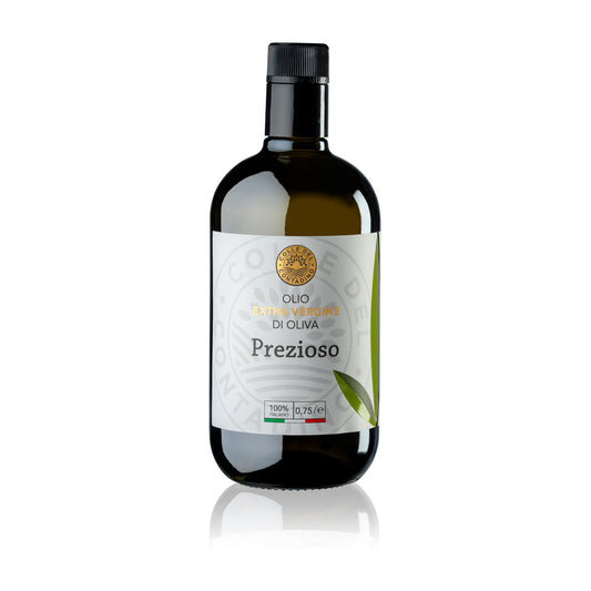 Olio extravergine di oliva Prezioso  Bottiglia da 0,75 L